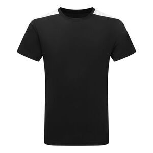 TriDri Unisex Adult Performance Contrast T-Shirt / Black/White